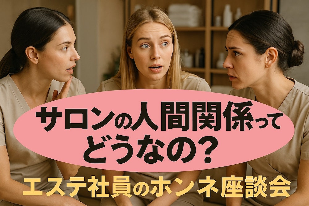 サロンの人間関係ってどうなの？エステ社員のホンネ座談会