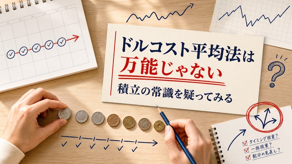 ドルコスト平均法は万能じゃない――積立の常識を疑ってみる